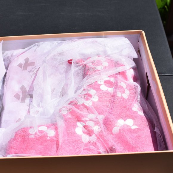 Koi Footwear Orchis Charm Pink Flower Power Combat Boots size 5 NWT - Picture 8 of 10